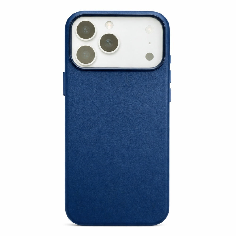 HOCO DG29 iPhone 17 Pro leather phone case Dark Blue Qatar