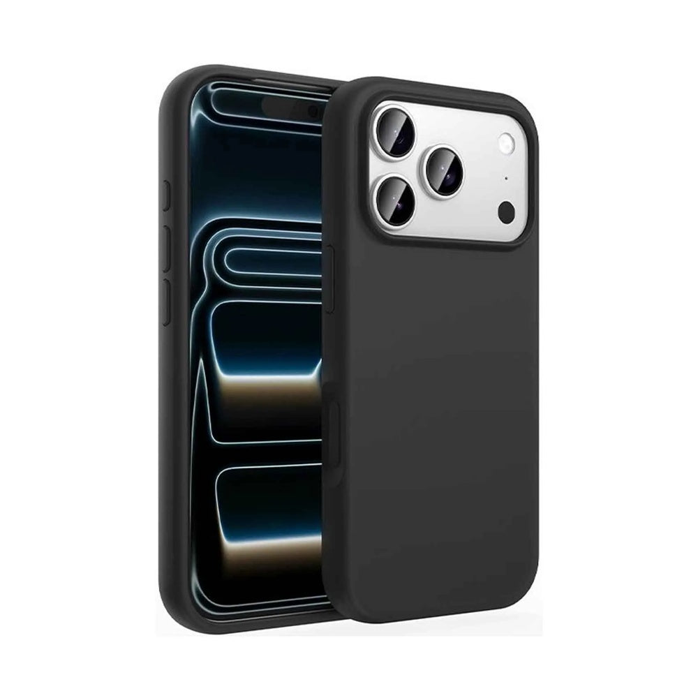 HOCO DG30 iPhone 17 Pro silicone phone case Black Qatar