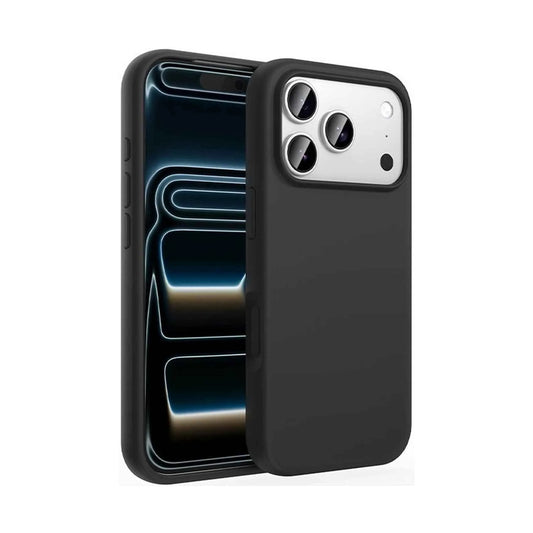 HOCO DG30 iPhone 17 Pro silicone phone case Black Qatar