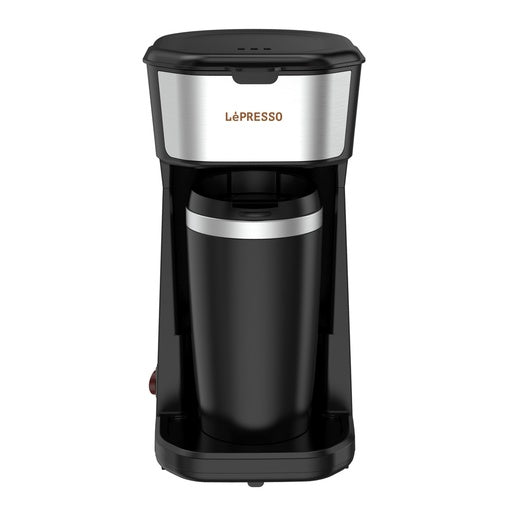 LePresso Instant Coffee Maker with Travel Mug 450W LPCMTMBK Black