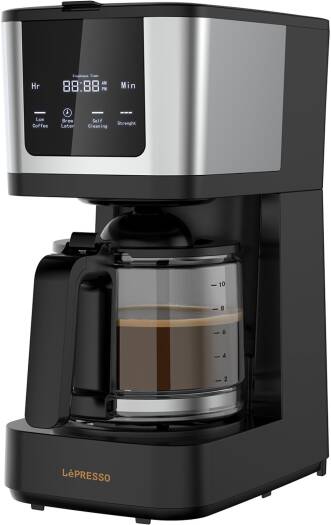 LePresso Rich Brew Coffee Machine with Interactive Touch Display 1.25L