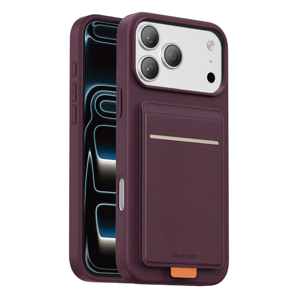 Green Lion Regal MagSafe case for iPhone 18 Pro Burgundy Qatar
