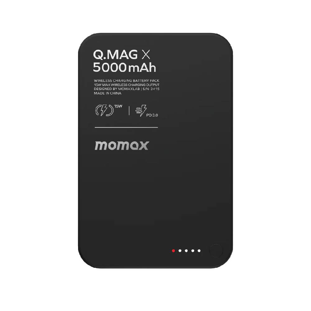Momax power bank Qatar slim magnetic wireless charger design