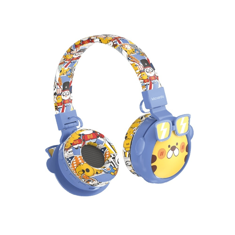 Moxedo Junior Tiger Wireless Headphones for Kids MX-WH022 – Blue