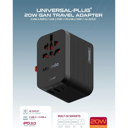 Moxedo MX-TA027 universal travel adapter Qatar