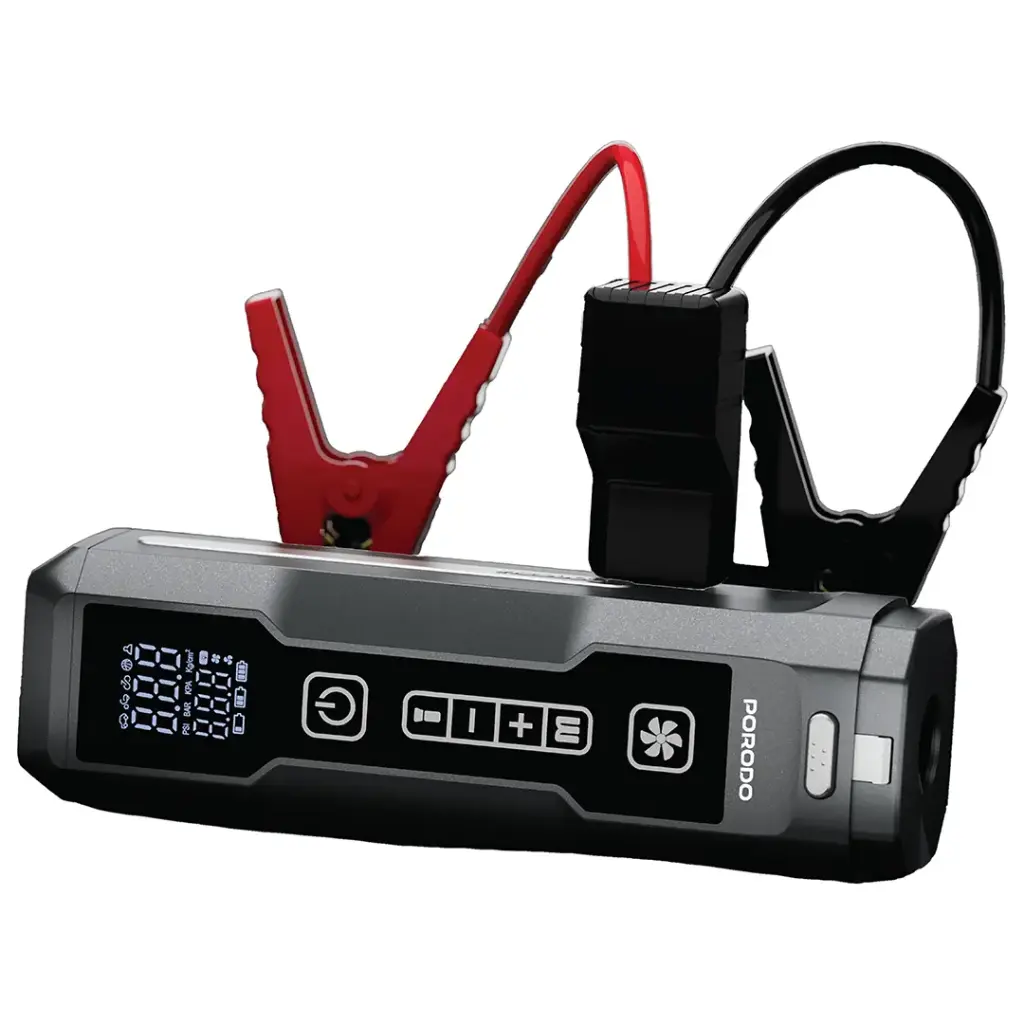 buy jump starter Qatar Porodo air pump and vacuum