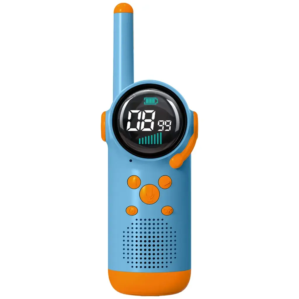 buy kids walkie talkie Qatar Porodo dual LCD walkie talkies front view