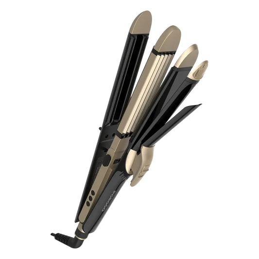 Porodo 4-in-1 hair iron PDLFST109BK black hair styler Qatar