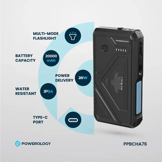 solar power bank Qatar Powerology outdoor charging