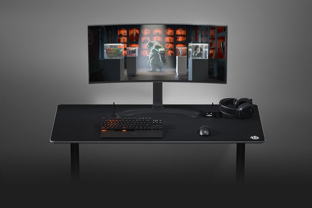 Black SteelSeries QcK 3XL gaming desk mouse pad Qatar