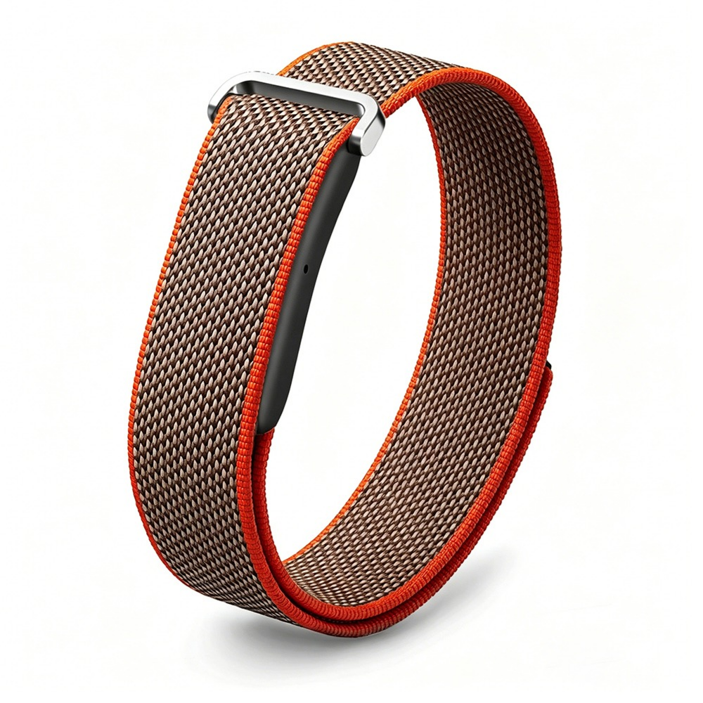 VALDUS Air Band Qatar Gray Orange screenless fitness tracker