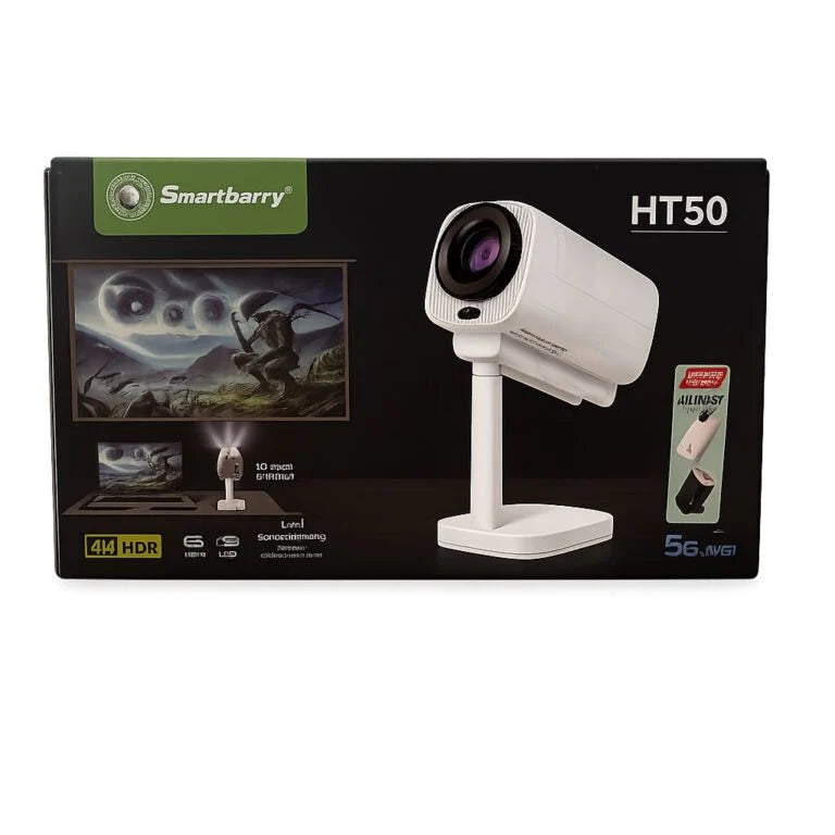 Smartbarry HT50 Portable 4K HDR Projector