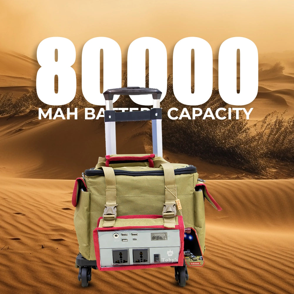 camping power station Qatar Toby’s BTY-100 charging devices