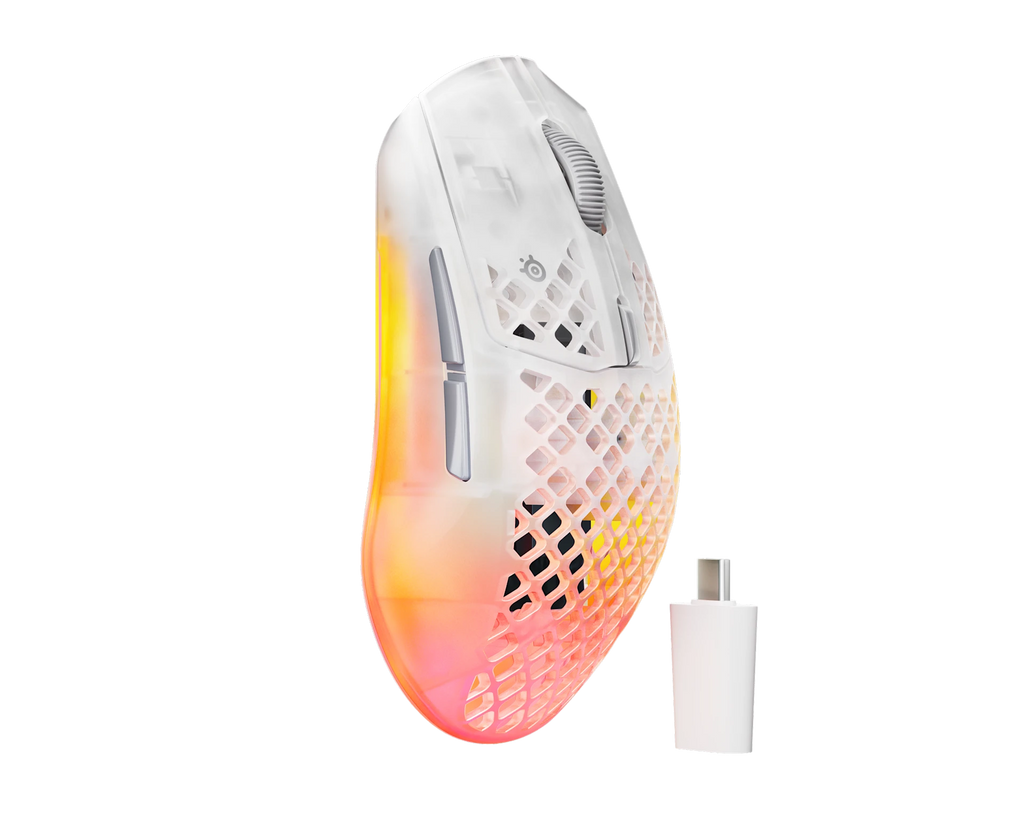 SteelSeries Aerox 3 Wireless Gen 2 Ghost gaming mouse Qatar