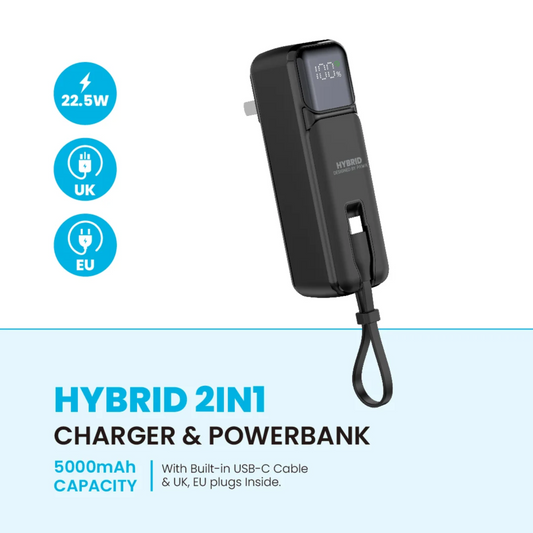buy charger power bank Qatar hybrid 2 in 1 charger