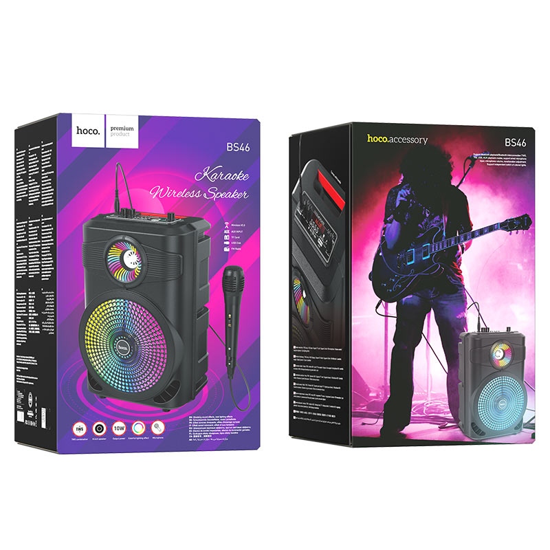 hoco bs46 portable speaker side view Qatar