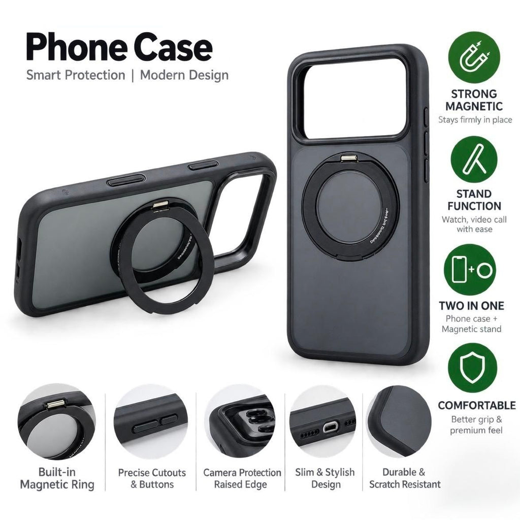 Hoco DAS1 black magnetic iPhone 18 Pro Max case Qatar